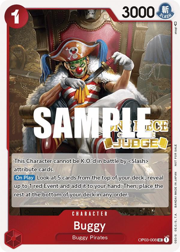 Buggy (Judge Pack Vol. 2) One Piece prize card