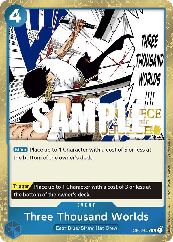 Three Thousand Worlds (Judge Pack Vol. 2) One Piece prize card