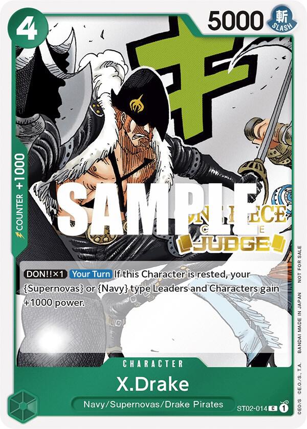 X.Drake (Judge Pack Vol. 2) One Piece prize card