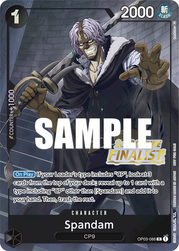Spandam (Offline Regional 2023) [Finalist] One Piece prize card