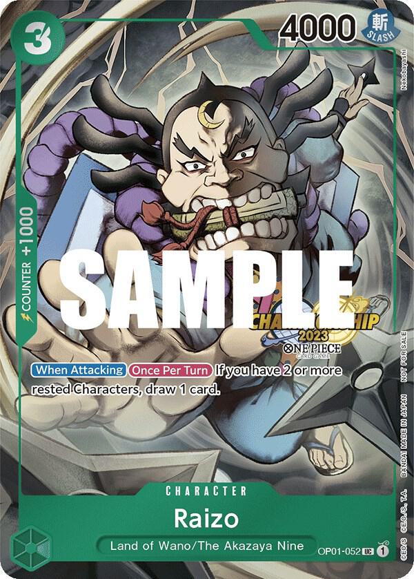 Raizo (CS 2023 Event Pack) One Piece prize card