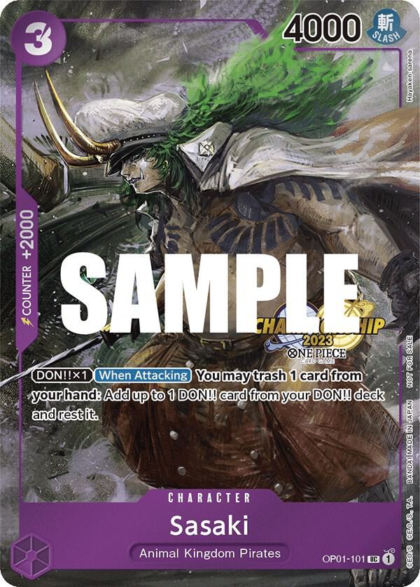 Sasaki (CS 2023 Event Pack) One Piece prize card