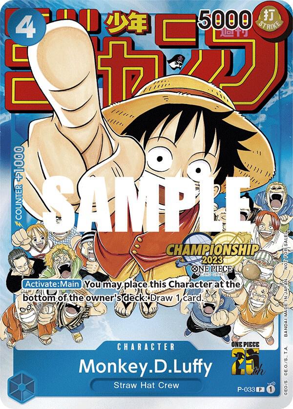 Monkey.D.Luffy (CS 2023 Event Pack) One Piece prize card