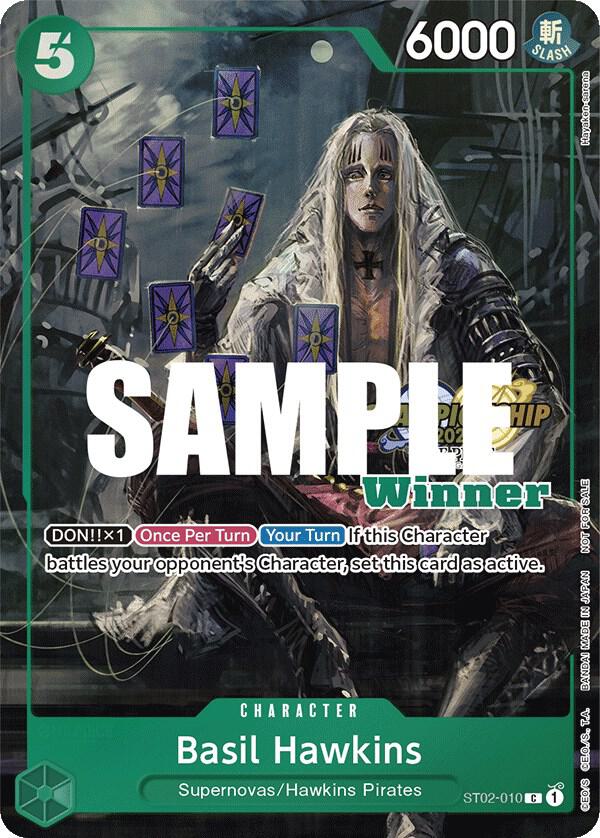 Basil Hawkins (CS 2023 Top Players Pack) [Winner] One Piece prize card