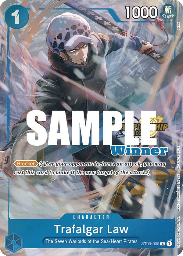 Trafalgar Law (CS 2023 Top Players Pack) [Winner] One Piece prize card