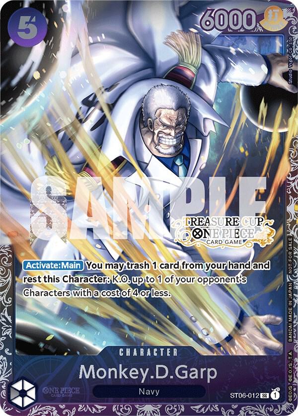 Monkey.D.Garp (Treasure Cup) One Piece prize card