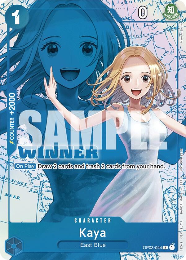 Kaya (Winner Pack Vol. 6) One Piece prize card
