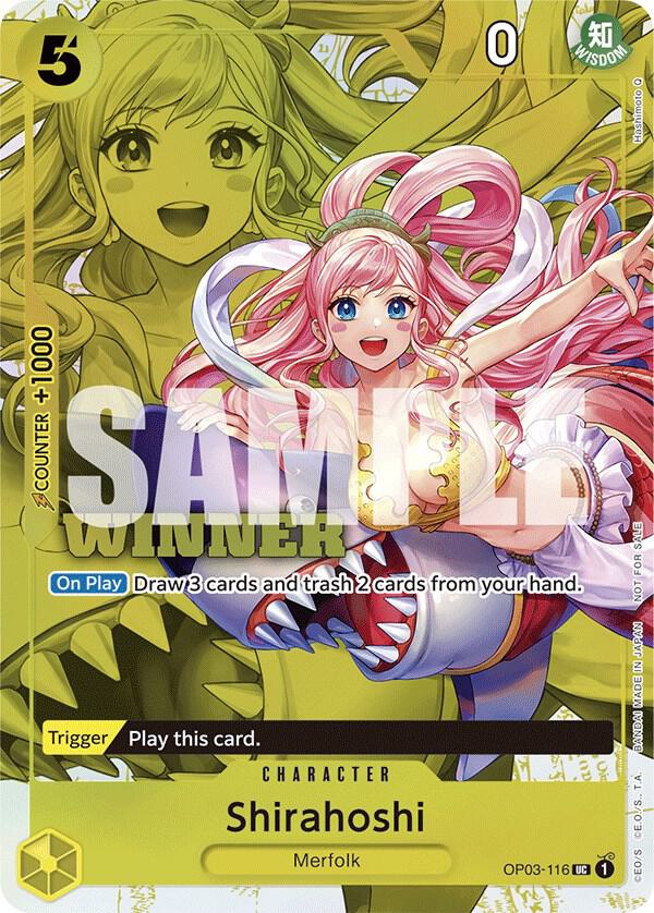 Shirahoshi (Winner Pack Vol. 6) One Piece prize card
