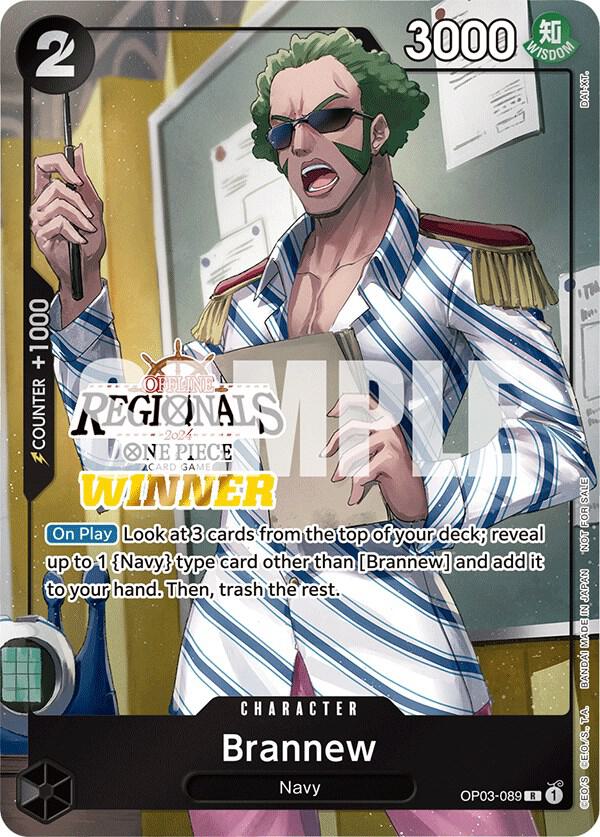 Brannew (Offline Regional 2024) [Winner] One Piece prize card