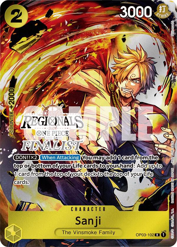 Sanji (Online Regional 2024) [Finalist] One Piece prize card