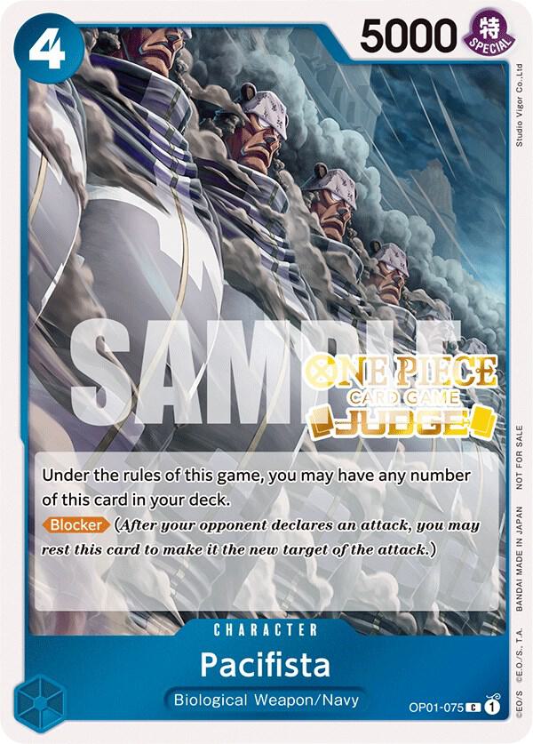 Pacifista (Judge Pack Vol. 3) One Piece prize card