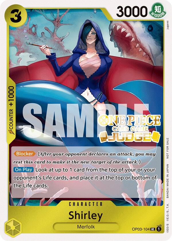 Shirley (Judge Pack Vol. 3) One Piece prize card