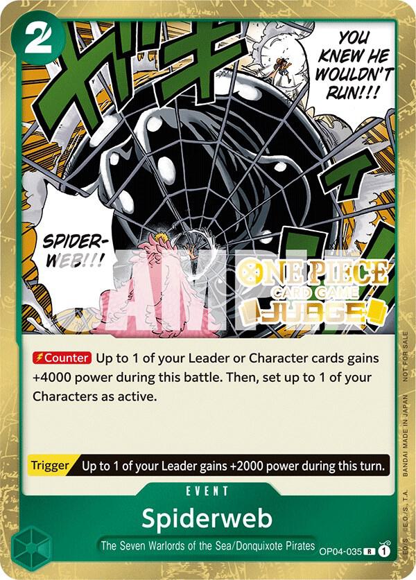 Spiderweb (Judge Pack Vol. 3) One Piece prize card