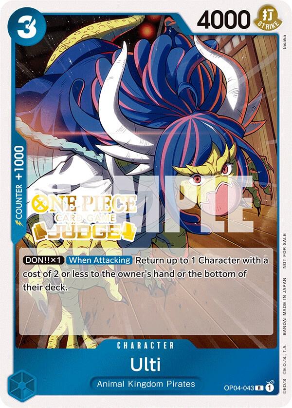 Ulti (Judge Pack Vol. 3) One Piece prize card