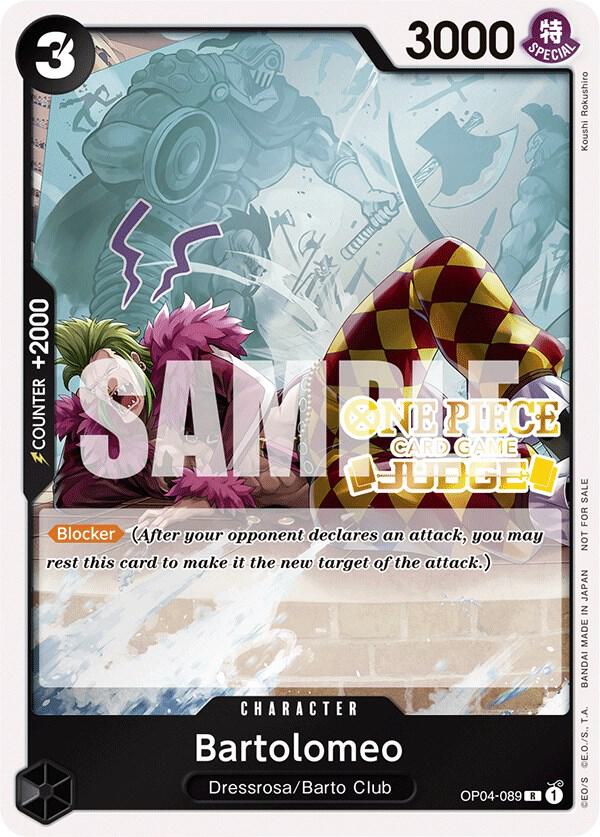 Bartolomeo (Judge Pack Vol. 3) One Piece prize card