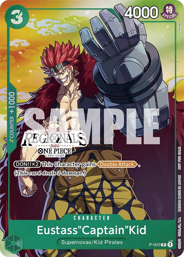 Eustass"Captain"Kid (Online Regional 2024 Vol. 2) [Participant] One Piece prize card