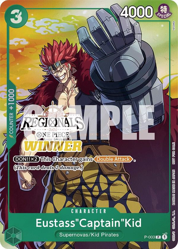 Eustass"Captain"Kid (Offline Regional 2024 Vol. 2) [Winner] One Piece prize card