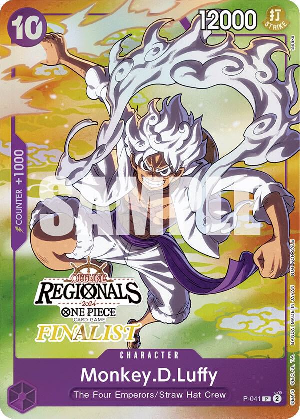 Monkey.D.Luffy (041) (Offline Regional 2024 Vol. 2) [Finalist] One Piece prize card