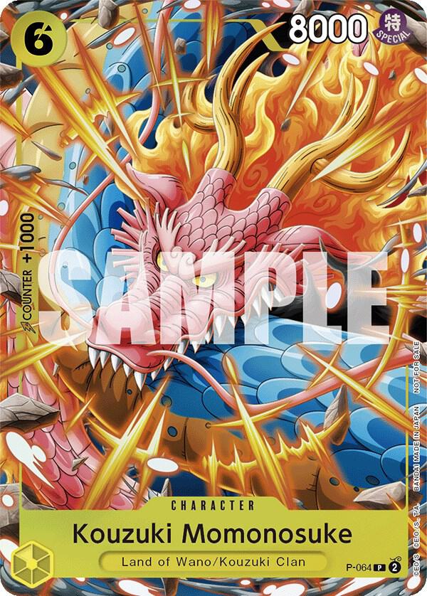 Kouzuki Momonosuke (Event Pack Vol. 4) One Piece prize card