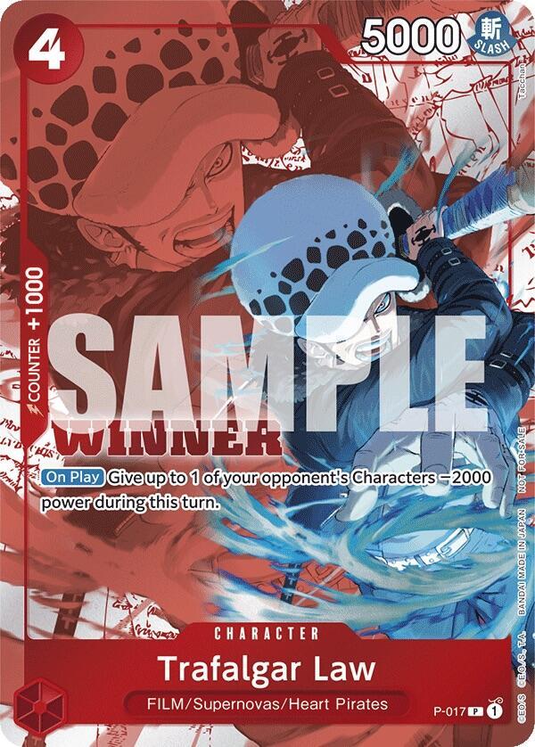 Trafalgar Law (Winner Pack Vol. 7) One Piece prize card