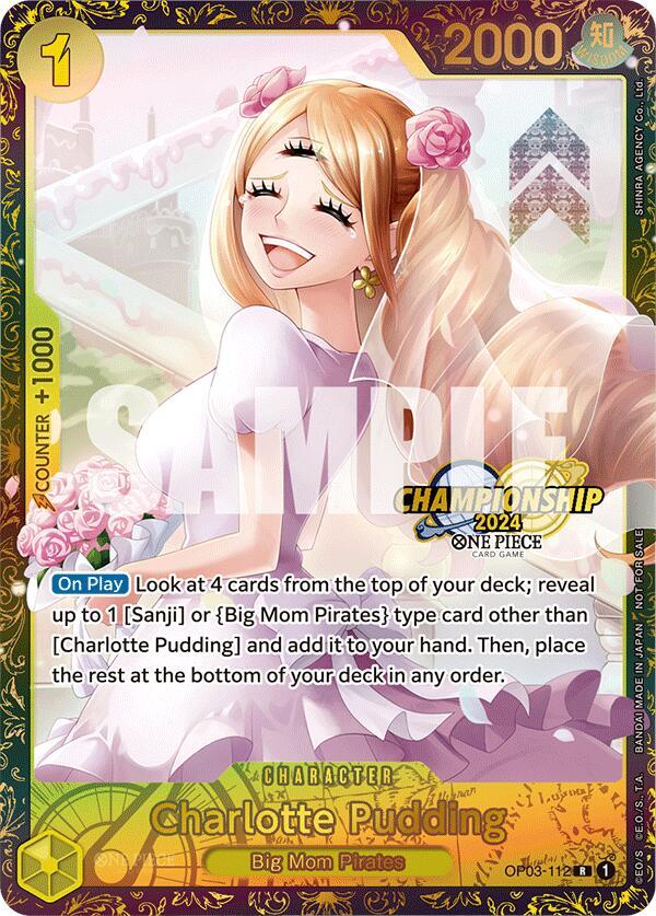 Charlotte Pudding (Championship 2024) One Piece prize card
