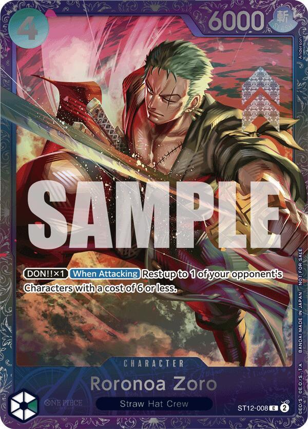 Roronoa Zoro (Treasure Cup 2024) One Piece prize card