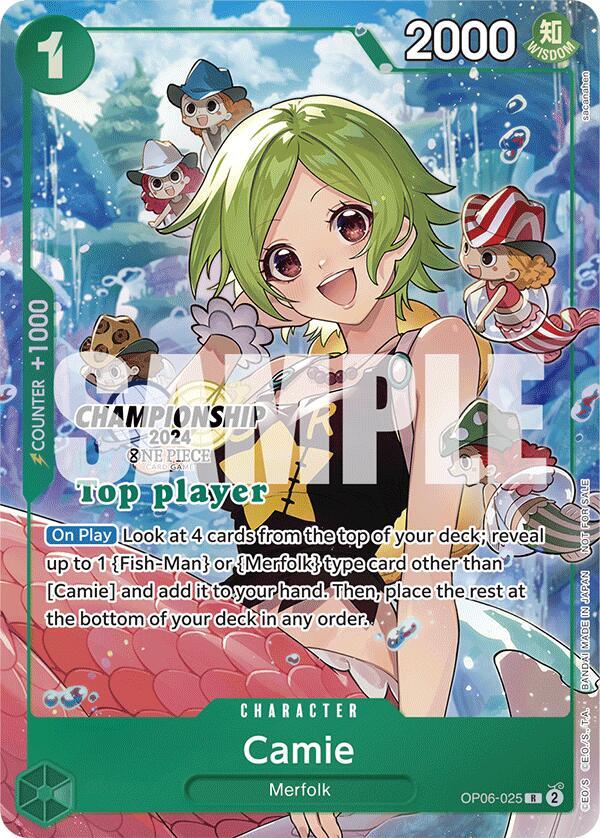 Camie (Championship 2024 Top Player Pack) One Piece prize card