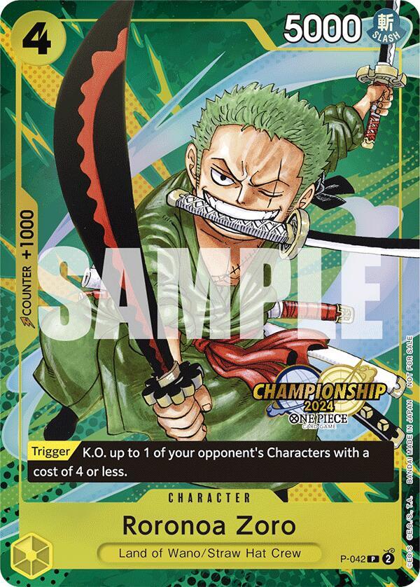 Roronoa Zoro (CS 2024 Event Pack) One Piece prize card
