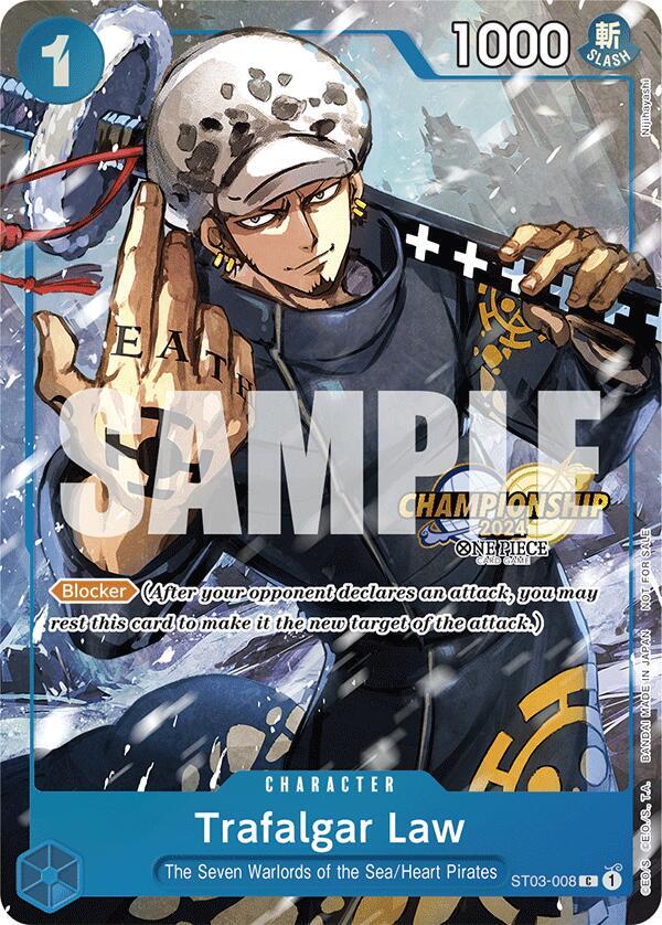 Trafalgar Law - ST03-008 (CS 2024 Event Pack) One Piece prize card