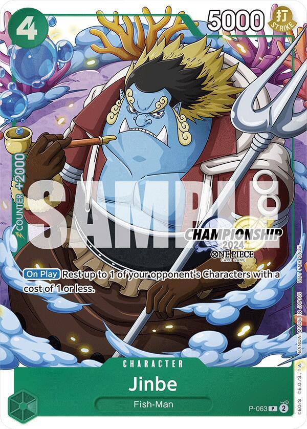 Jinbe (CS 2024 Event Pack Finalist) One Piece prize card