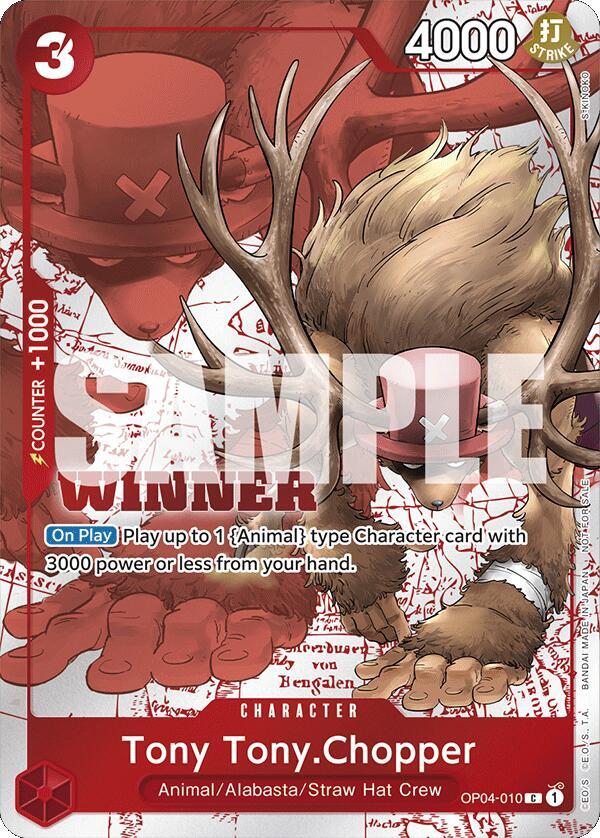 Tony Tony.Chopper (Winner Pack 2024 Oct.-Dec.) One Piece prize card