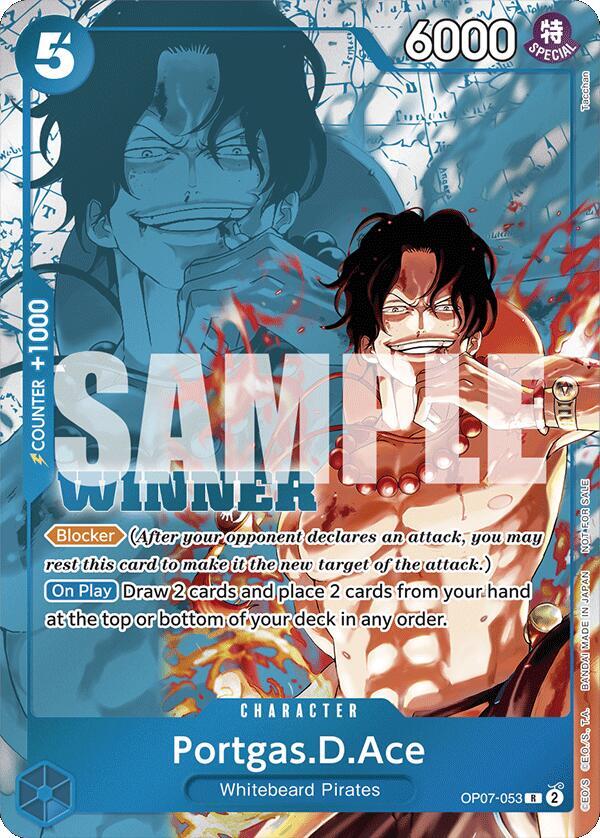 Portgas.D.Ace (Winner Pack 2024 Oct.-Dec.) One Piece prize card