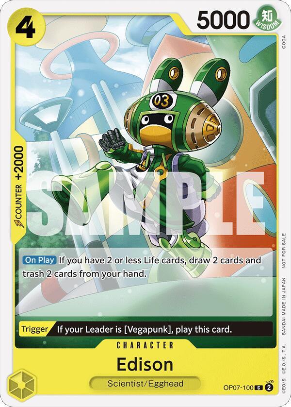 Edison (Tournament Pack 2024 Oct.-Dec.) One Piece prize card