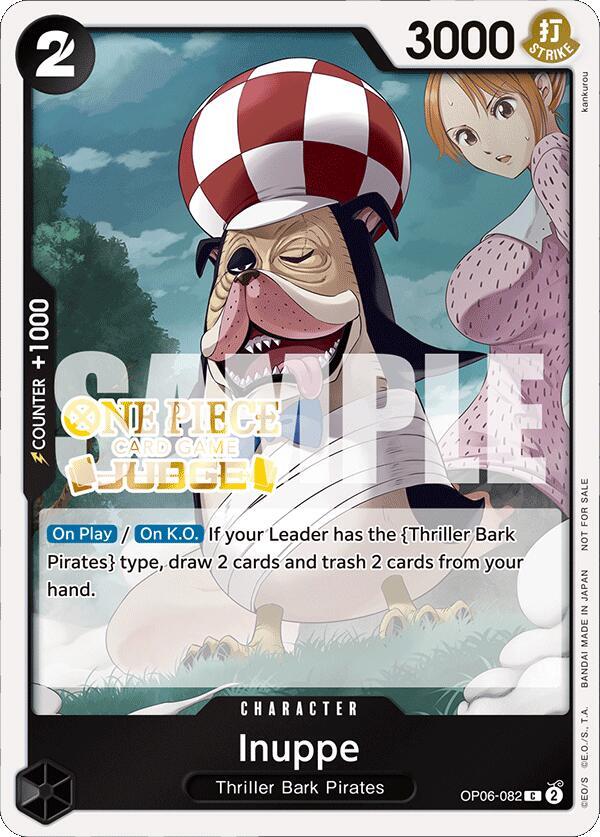 Inuppe (Judge Pack Vol. 4) One Piece prize card
