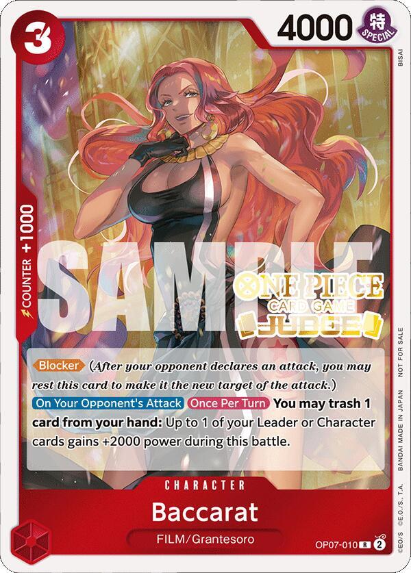 Baccarat (Judge Pack Vol. 4) One Piece prize card