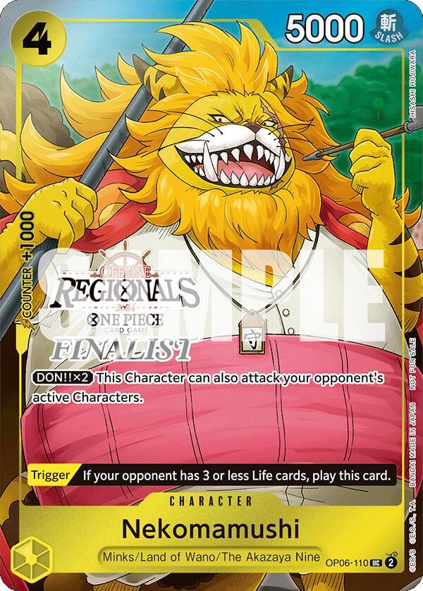 Nekomamushi (Offline Regional 2024 Vol. 3) [Finalist] One Piece prize card