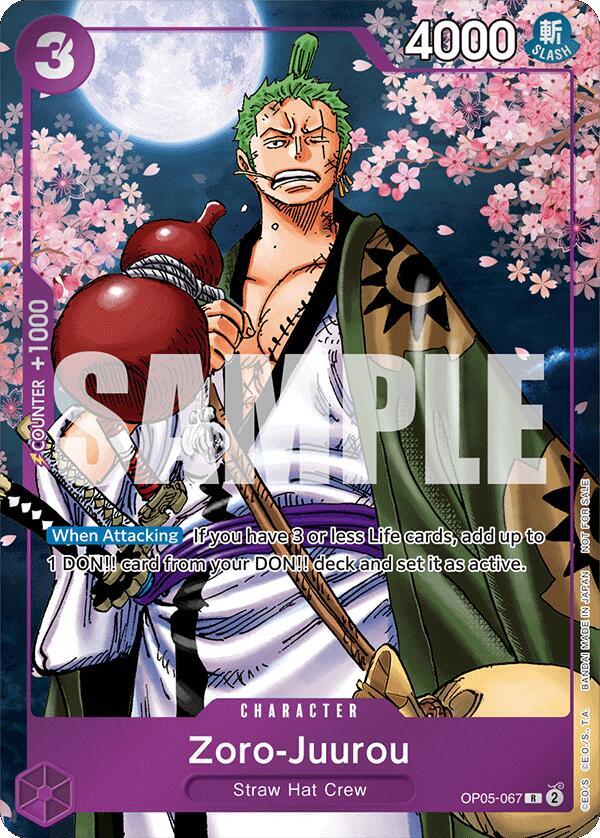 Zoro-Juurou (Event Pack Vol. 5) One Piece prize card
