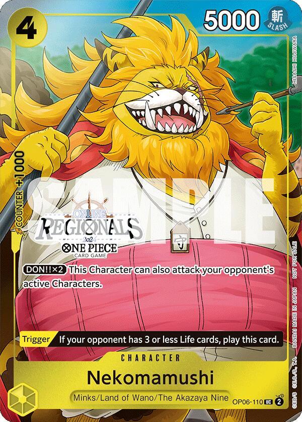 Nekomamushi (Online Regional 2024 Vol. 3) One Piece prize card