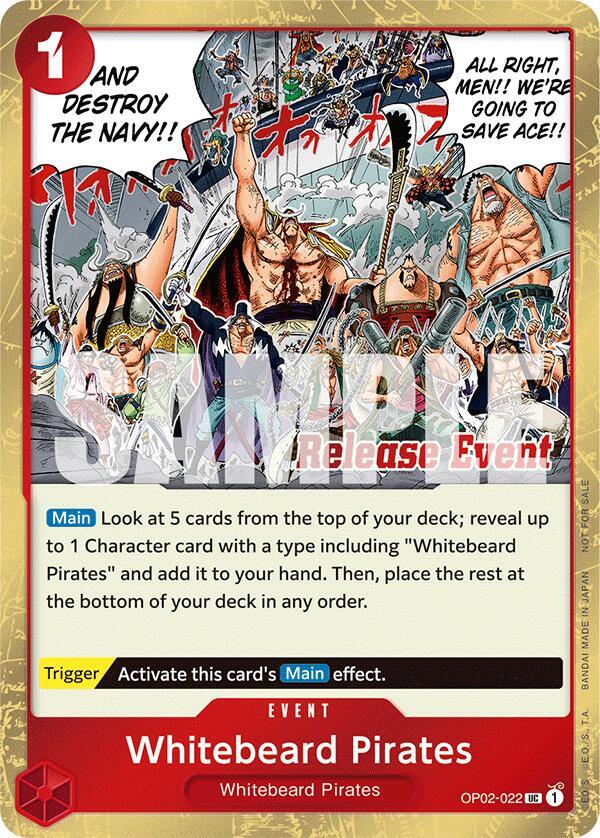 Whitebeard Pirates (ST15 - ST20 Release Event Winner Pack) One Piece prize card