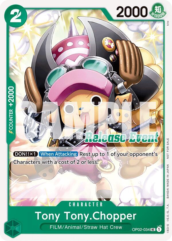 Tony Tony.Chopper (ST15 - ST20 Release Event Pack) One Piece prize card