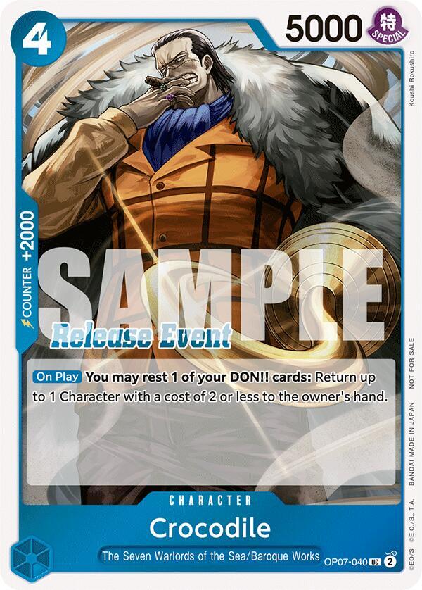 Crocodile (ST15 - ST20 Release Event Winner Pack) One Piece prize card