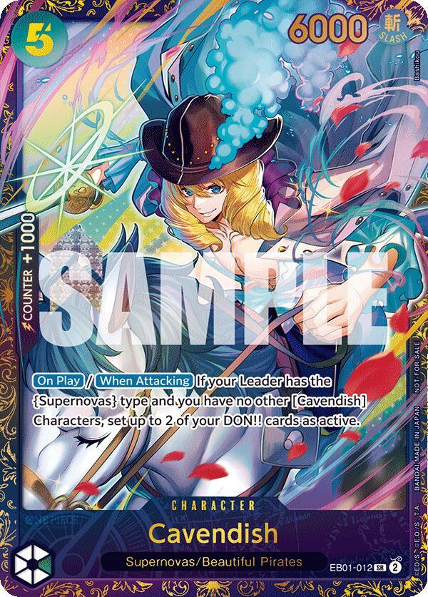 Cavendish (Treasure Cup 2024) One Piece prize card