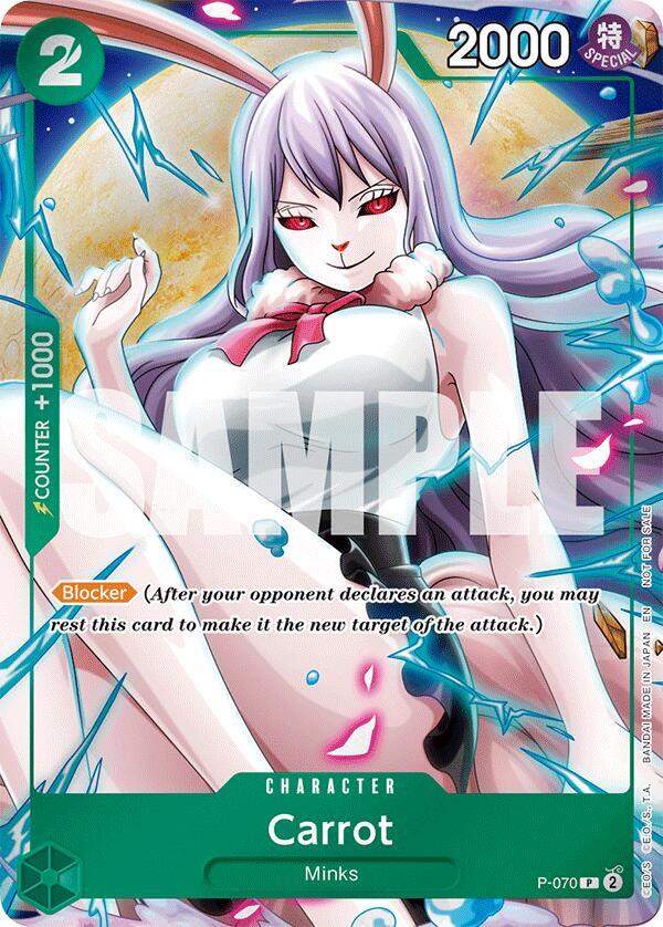 Carrot (Event Pack Vol. 6) One Piece prize card