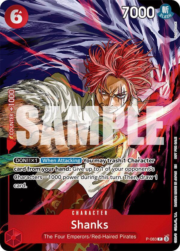 Shanks (Event Pack Vol. 6) One Piece prize card