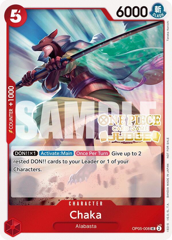 Chaka (Judge Pack Vol. 5) One Piece prize card