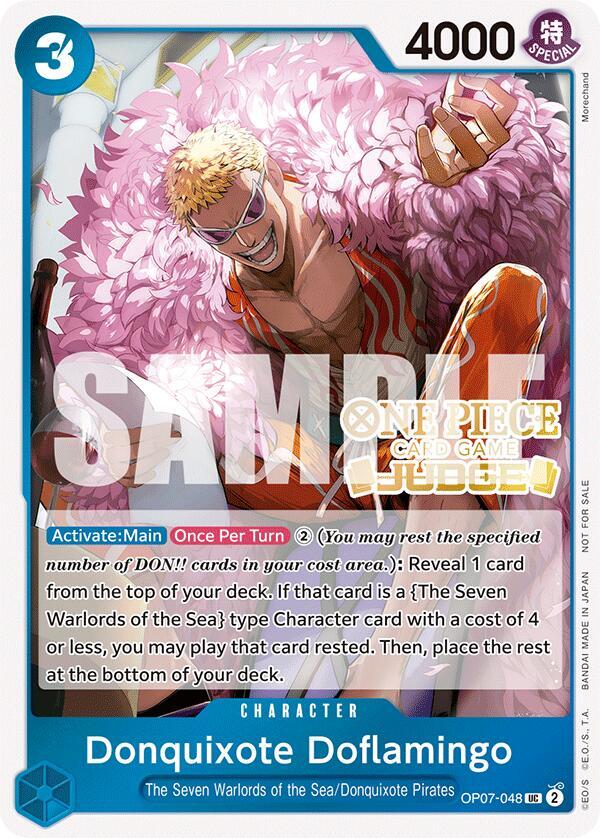 Donquixote Doflamingo (Judge Pack Vol. 5) One Piece prize card