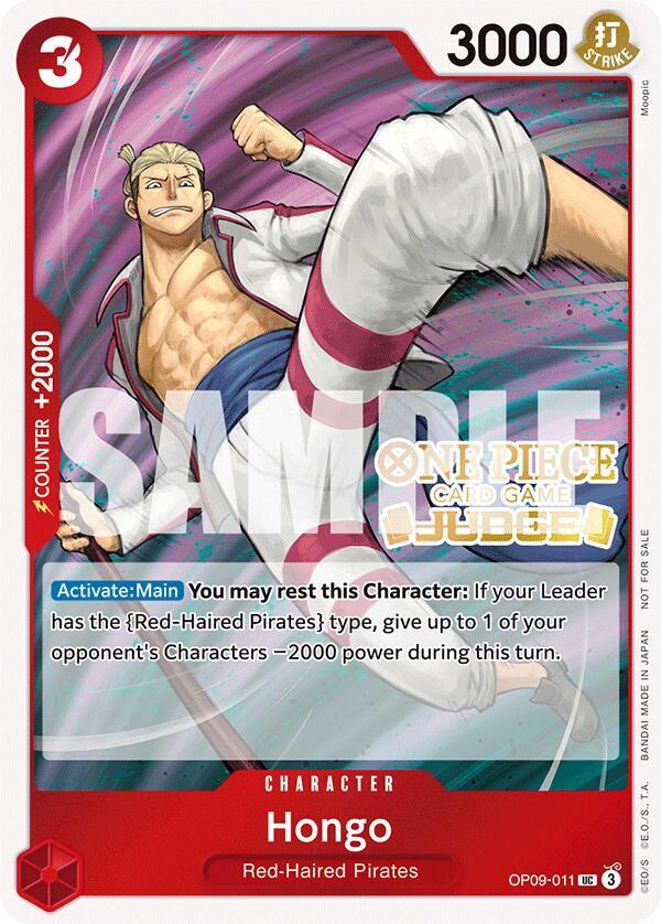 Hongo (Judge Pack Vol. 5) One Piece prize card