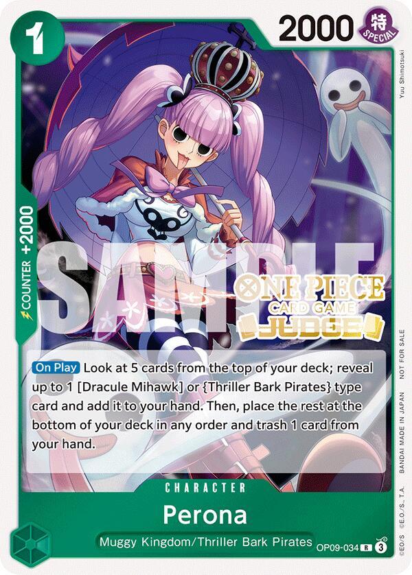 Perona (Judge Pack Vol. 5) One Piece prize card