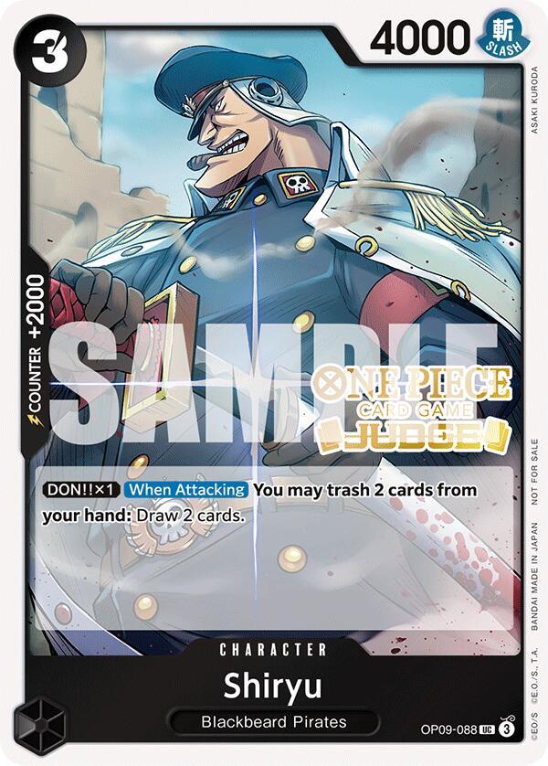 Shiryu (Judge Pack Vol. 5) One Piece prize card