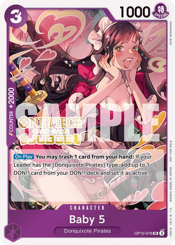 Baby 5 (Judge Pack Vol. 5) One Piece prize card